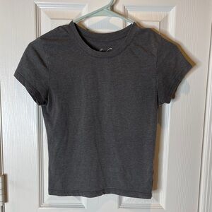 Splash Dark Gray Baby Tee